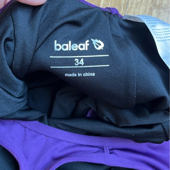 BALEAF Women's Athletic Training Adjustable Purple Swimsuit Size 34 Med/Large - Picture 8 of 8